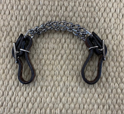 CURB STRAP - CS22 - 1/2" Double Chain Brown