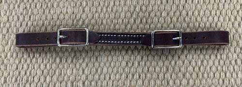 CURB STRAP - CS10 - 5/8" Double Buckle Latigo