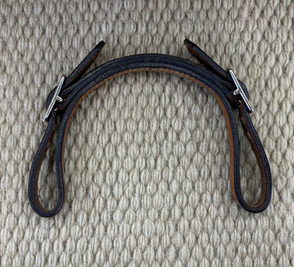 CURB STRAP - CS15 - 1/2" Double Buckle Antiqued