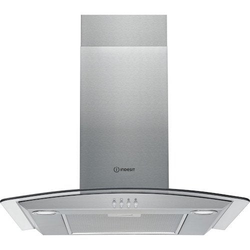 Indesit IHGC65LMX Cooker Hood Stainless Steel Stainless Steel