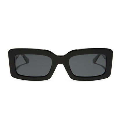 prescription sunglasses - indy black frame glasses