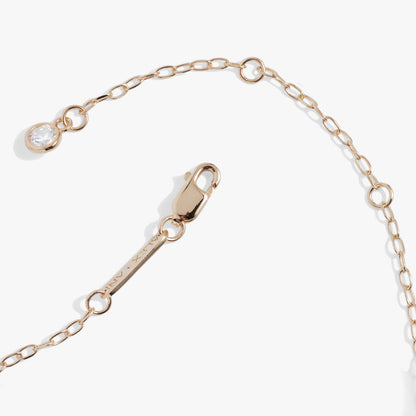 Initial D Precious Elongated Necklace
