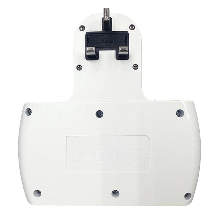 IW-T802U 2-WAY T-ADAPTOR WITH USB-A & USB-C