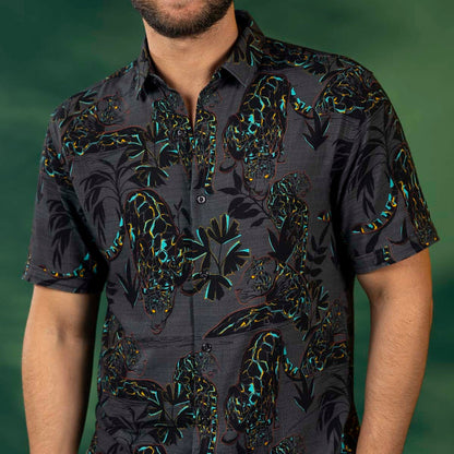 RSVLTS RSVLTS Bamboo Short Sleeve Shirt Jag Noir – Bamboo Short Sleeve Shirt Jag Noir – Bamboo Short Sleeve Shirt