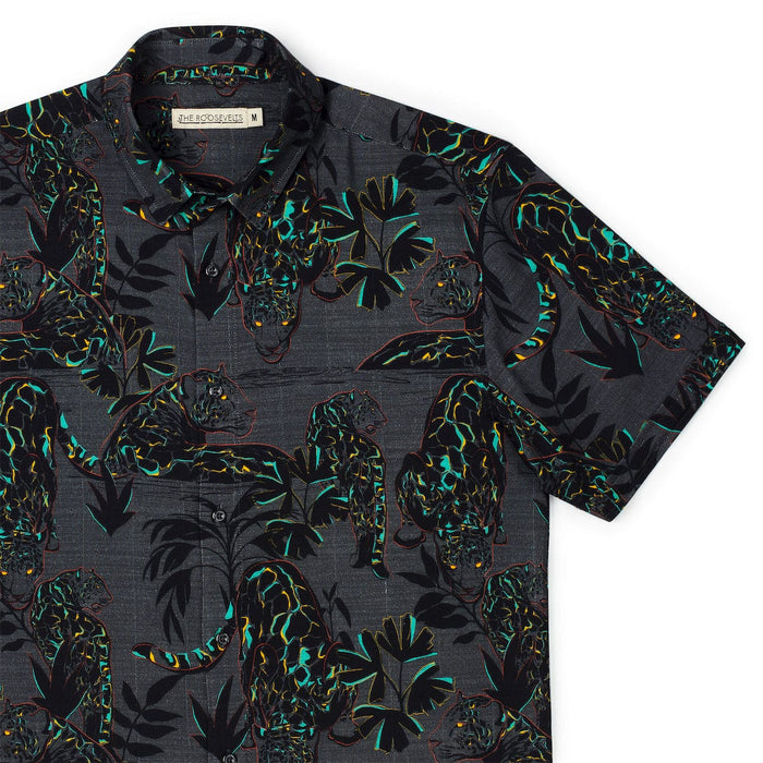 RSVLTS XXS RSVLTS Bamboo Short Sleeve Shirt Jag Noir – Bamboo Short Sleeve Shirt Jag Noir – Bamboo Short Sleeve Shirt