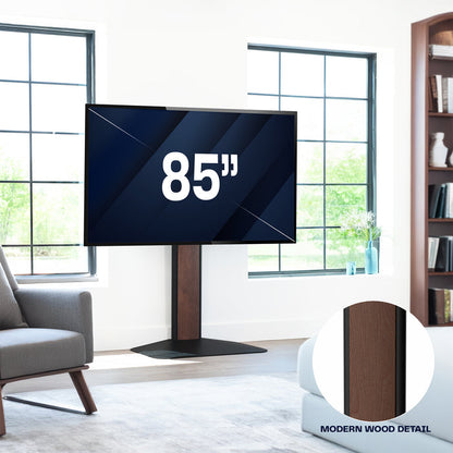 Large flat-screen TV display in a living room setting.