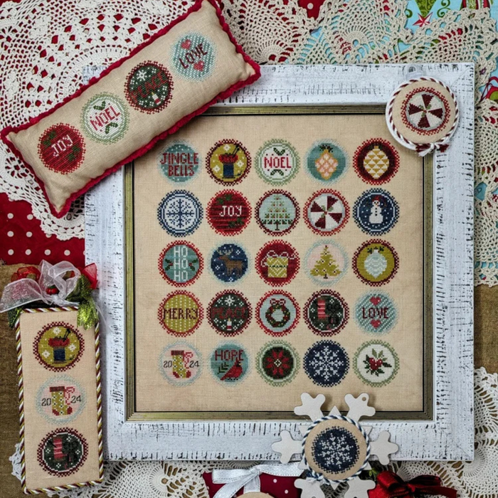 Jeannette Douglas Designs - Christmas Dots: March - Booklet Chart