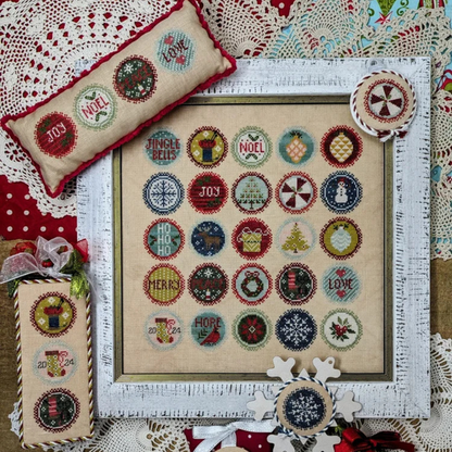 Jeannette Douglas Designs - Christmas Dots: March - Booklet Chart