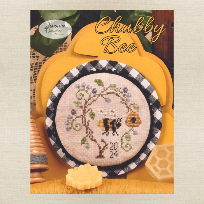 Jeannette Douglas Designs - Chubby Bee - Booklet Chart and/or Roxy Floss Conversion