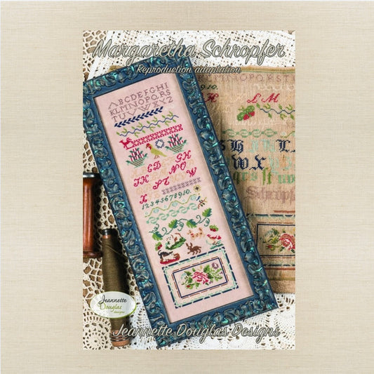 Jeannette Douglas Designs - Margaretha Schropfer - Booklet Chart and/or Roxy Floss Conversion