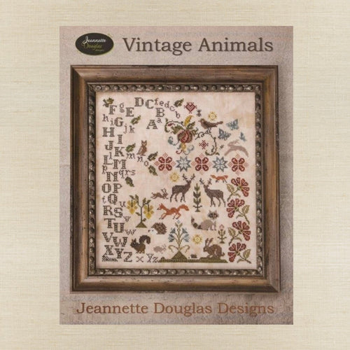 Jeannette Douglas Designs - Vintage Animals - Booklet Chart and/or Roxy Floss Conversion
