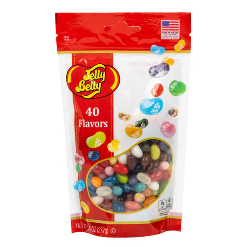 Jelly Belly 40 Flavors Jelly Bean Candy Pouch - 12 Count
