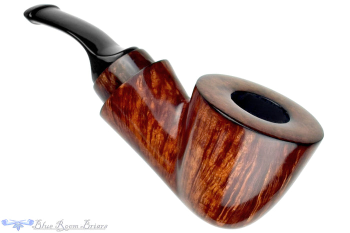 Blue Room Briars is proud to present this Johny Pipes Bent Dublin Reverse Calabash