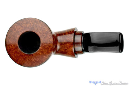 Blue Room Briars is proud to present this Johny Pipes Bent Wide Scoop Reverse Calabash