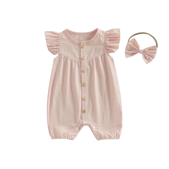JOSIE Summer Jumpsuit with Headband