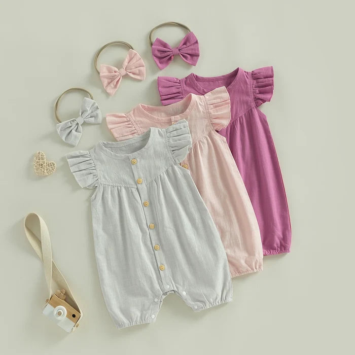 JOSIE Summer Jumpsuit with Headband