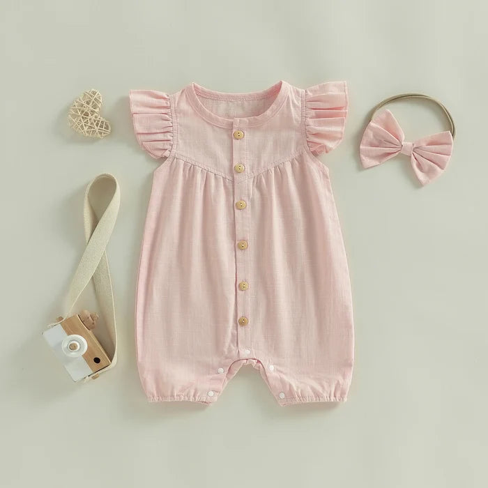 JOSIE Summer Jumpsuit with Headband