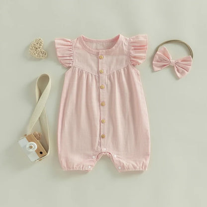 JOSIE Summer Jumpsuit with Headband
