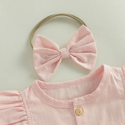 JOSIE Summer Jumpsuit with Headband
