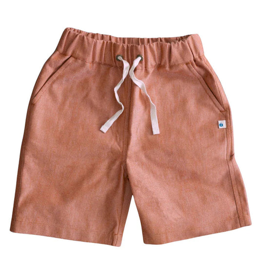Jules Shorts - Orange Chambray
