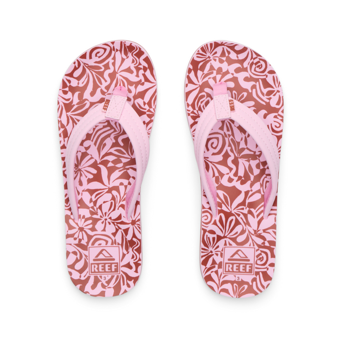 Kids Ahi - Pink Modern Floral - Top View