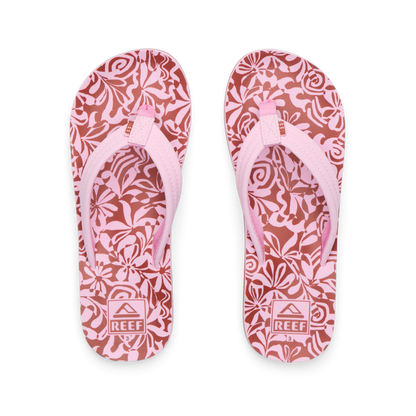 Kids Ahi - Pink Modern Floral - Top View
