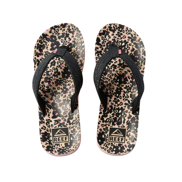 Kids Ahi - Floral Cheetah - Underside View