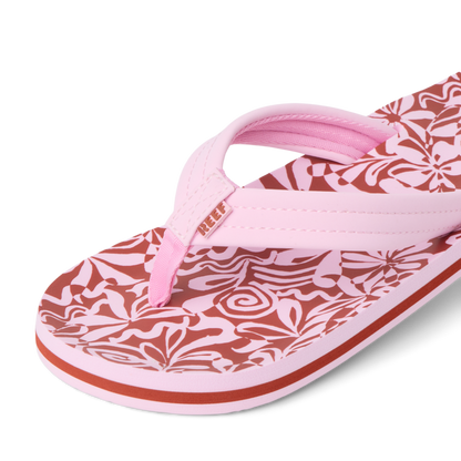 Kids Ahi - Pink Modern Floral - Down the Line 1 View
