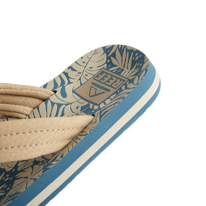 Kids Ahi - Blue/Tan Palm - Down the Line 2 View
