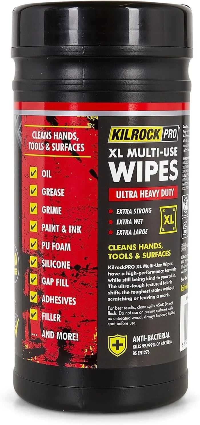 KilrockPRO XL Multi-Use Wipes - Pack of 100