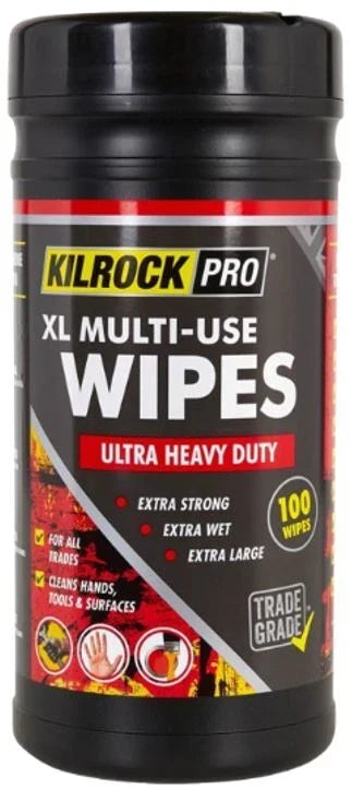 KilrockPRO XL Multi-Use Wipes - Pack of 100