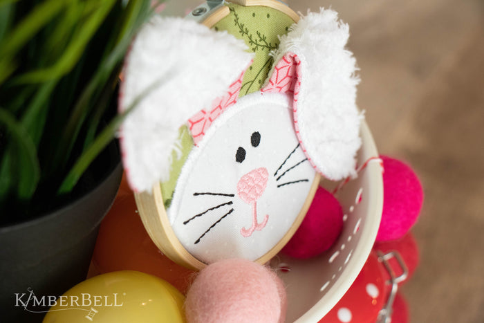Kimberbell I'm All Ears Bunny Hoop Machine Embroider Design