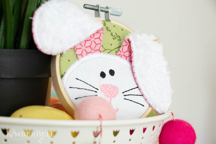 Kimberbell I'm All Ears Bunny Hoop Machine Embroidery Design