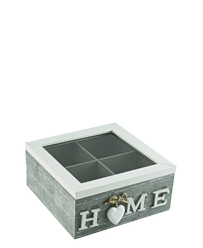 Kitchen Life Home Tea Box Small - Grey