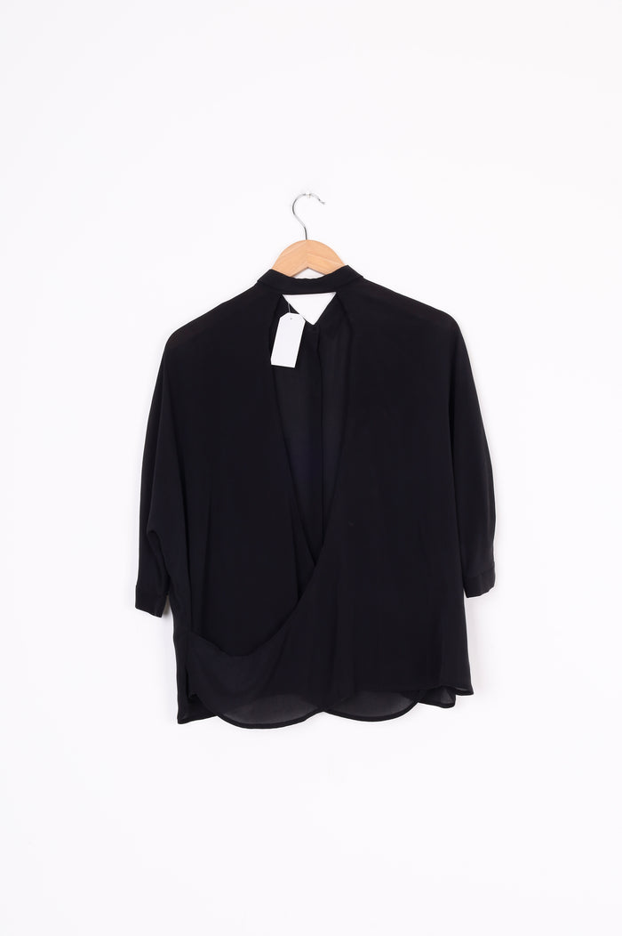 Knuefermann Womens Black Top Size XS