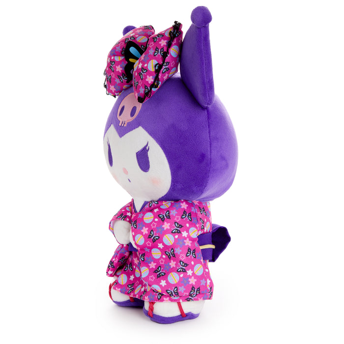 Kuromi 14" Pink Standing Plush (Spring Kimono Series) Plush NAKAJIMA CORPORATION