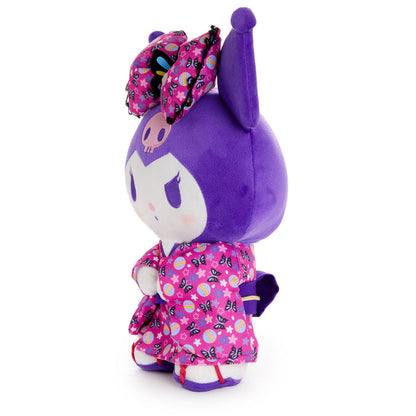 Kuromi 14" Pink Standing Plush (Spring Kimono Series) Plush NAKAJIMA CORPORATION