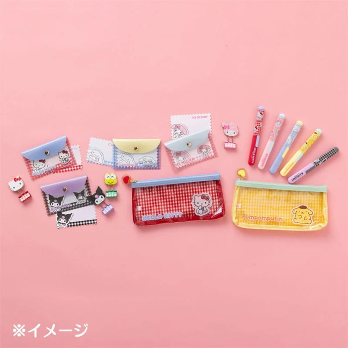 Kuromi Gingham Mini Memo Sheets Stationery Japan Original
