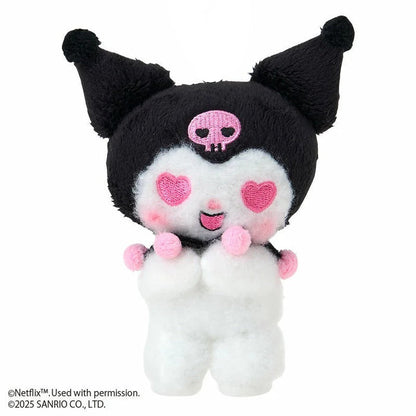 Kuromi Lovestruck Plush Mascot Keychain (My Melody & Kuromi Netflix Series) Accessory Japan Original