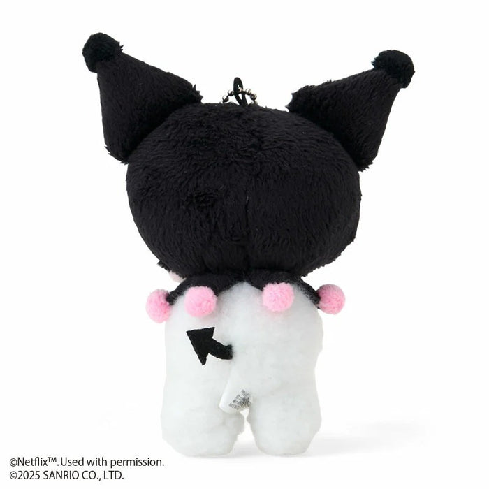 Kuromi Lovestruck Plush Mascot Keychain (My Melody & Kuromi Netflix Series) Accessory Japan Original