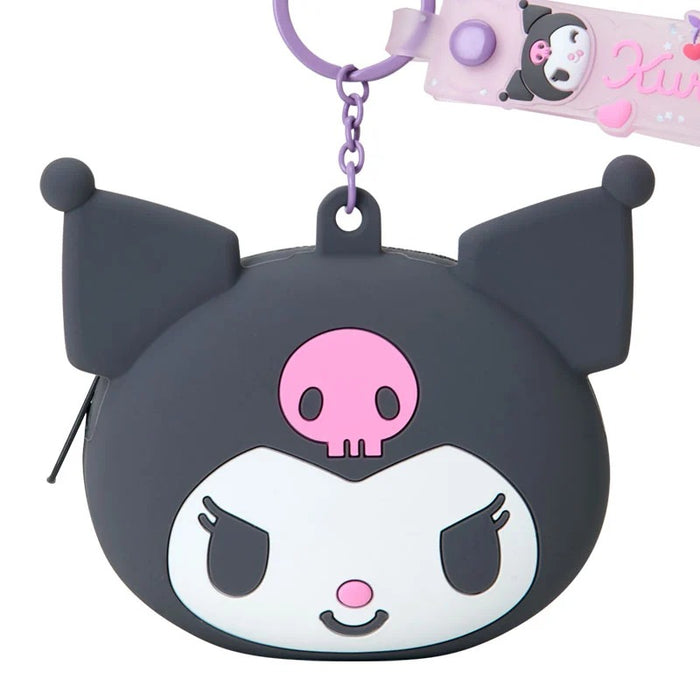 Kuromi Mini Silicone Pouch (My Deco Series) Bags Japan Original
