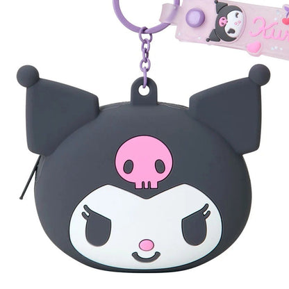 Kuromi Mini Silicone Pouch (My Deco Series) Bags Japan Original