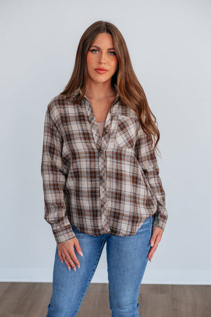 Lakin Flannel Top