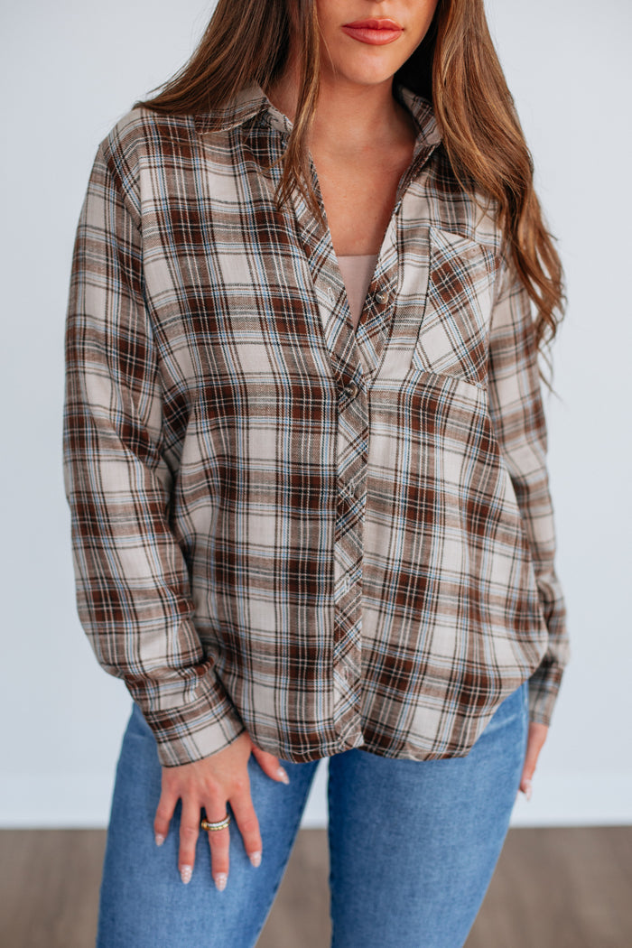 Lakin Flannel Top