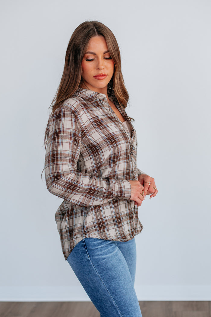 Lakin Flannel Top