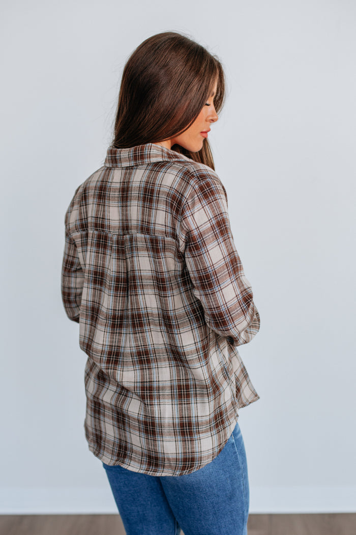 Lakin Flannel Top