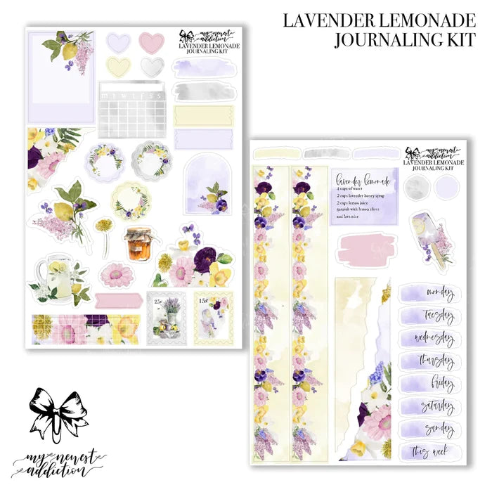 Lavender Lemonade Journaling Kit