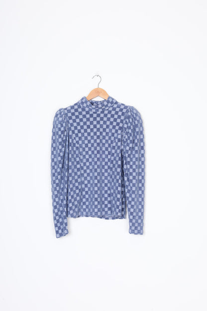 Leo + Be Womens Blue Top Size 10