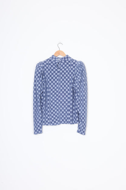 Leo + Be Womens Blue Top Size 10