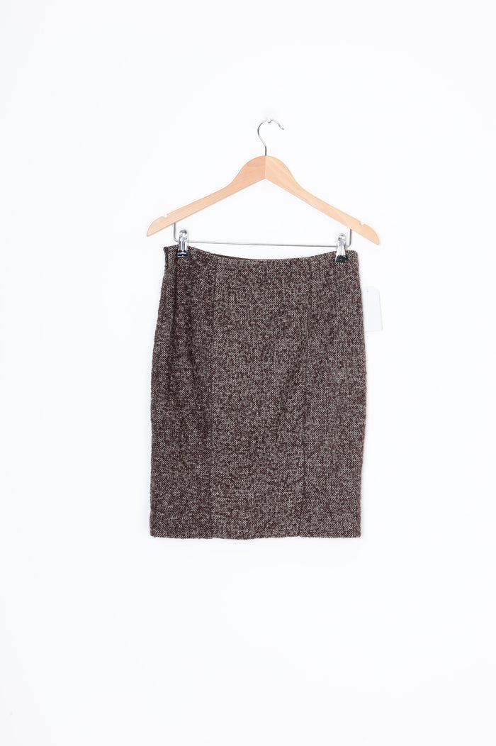 Leon Max Womens Brown Skirt Size 8